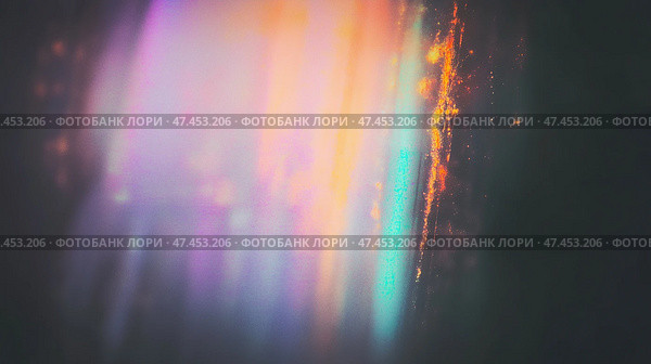 Holographic ray of light creates a colorful background with vibrant overlays. Стоковое AI-изображение, AI-художник Ксения Лаптева / Фотобанк Лори
