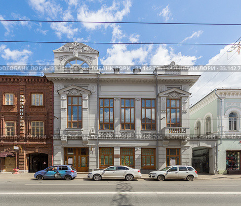 House of Arzhanov on Kubyshev street in Samara (2019 год). Редакционное фото, фотограф Дмитрий Тищенко / Фотобанк Лори