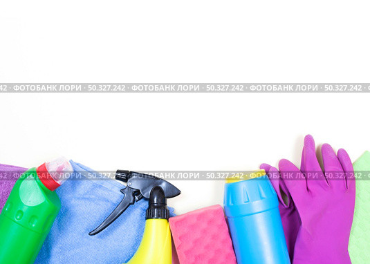 housekeeping concept with cleaning products. High resolution photo. housekeeping concept with cleaning products. High quality photo. Стоковое фото, агентство Ingram Publishing / Фотобанк Лори