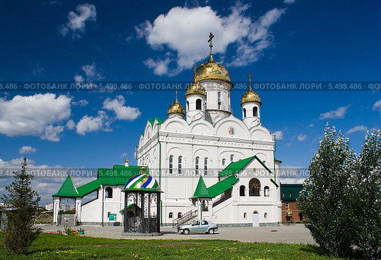 Храм Апостола и Евангелиста Иоанна Богослова в Барнауле (2012 год). Стоковое фото, фотограф Alexey D. / Фотобанк Лори