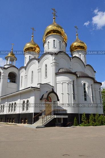 Храм Преображения Господня в Жуковском. Улица Гагарина, 77А. Город Жуковский. Раменский район. Московская область. Россия (2016 год). Стоковое фото, фотограф lana1501 / Фотобанк Лори