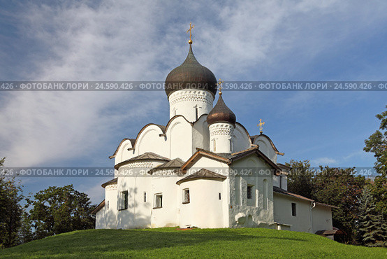 Храм Василия на Горке (г. Псков) (2016 год). Стоковое фото, фотограф Самохвалов Артем / Фотобанк Лори