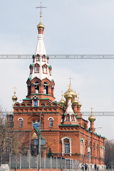 Храм вознесения Господня (Феодосиевская церковь) (2008 год). Стоковое фото, фотограф Александр Лядов / Фотобанк Лори