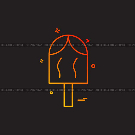 Icecream icon design vector. Стоковая иллюстрация, агентство Ingram Publishing / Фотобанк Лори