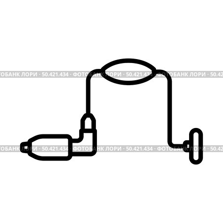 Icon Of Auge. Bold outline design with editable stroke width. Vector Illustration. Стоковая иллюстрация, агентство Ingram Publishing / Фотобанк Лори
