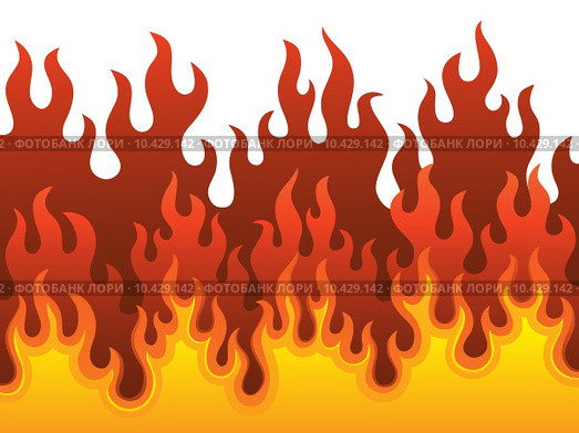 Image with fire theme 1. Стоковая иллюстрация, иллюстратор Klara Viskova / PantherMedia / Фотобанк Лори