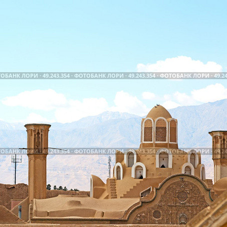 in iran the old building roof of the antique tradition  bath  . Стоковое фото, агентство Ingram Publishing / Фотобанк Лори