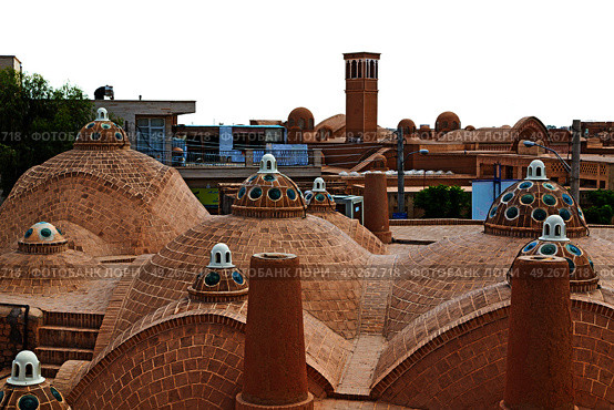 in iran the old building roof of the antique tradition  bath  . Стоковое фото, агентство Ingram Publishing / Фотобанк Лори