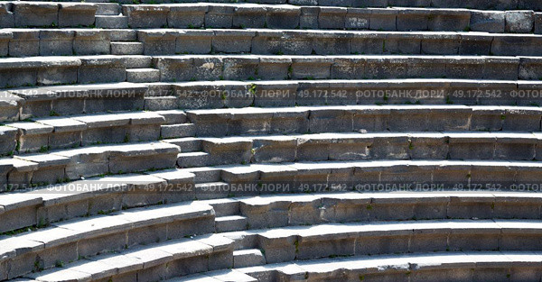 in  jordan the antique theatre  and archeological site classical heritage for tourist. Стоковое фото, агентство Ingram Publishing / Фотобанк Лори