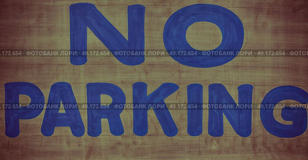 in  philippines old dirty label of parking signal concept . Стоковое фото, агентство Ingram Publishing / Фотобанк Лори