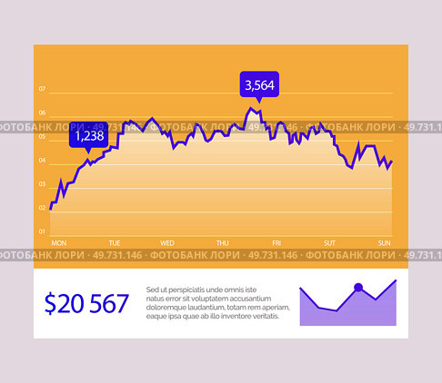 Infographic dashboard. Admin panel. Vector illustrarion The business relied on accurate datfor informed decision-making The template provided framework for organizing financial information The finance. Infographic dashboard. The diagram illustrated complex relationship between variables. Стоковая иллюстрация, агентство Ingram Publishing / Фотобанк Лори