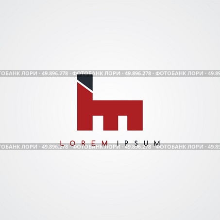 initial letter linked uppercase logo black red in white background. Стоковая иллюстрация, агентство Ingram Publishing / Фотобанк Лори