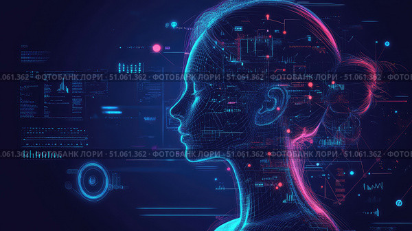 innovation elevating virtual assistant ai generated. Стоковое AI-изображение, AI-художник Vectorwin / Фотобанк Лори