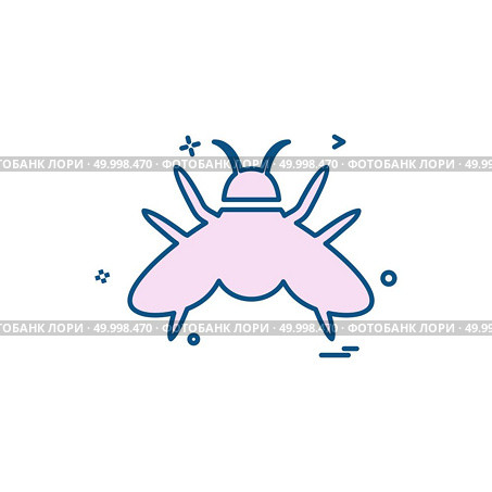 Insects icon design vector . Стоковая иллюстрация, агентство Ingram Publishing / Фотобанк Лори