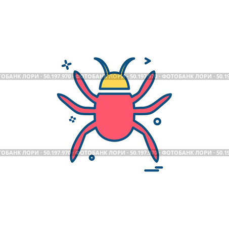 Insects icon design vector . Стоковая иллюстрация, агентство Ingram Publishing / Фотобанк Лори