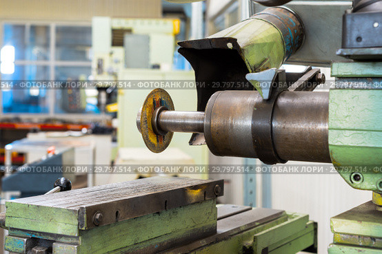 Internal grinding machine. Shop for metal machining. Стоковое фото, фотограф Андрей Радченко / Фотобанк Лори