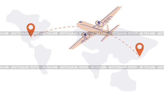 International logistic. Global air delivery export. Vector. Export import shipping duties significantly affect global logistics Supply delivery chain management helps businesses meet consumer demand. International logistic. Vector significantly affect global logistics. Supply delivery chain management helps businesses. Стоковая иллюстрация, агентство Ingram Publishing / Фотобанк Лори