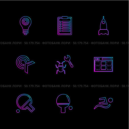 internet , signals , sports , setting , ideas ,travel , money , envelope , bulb, search ,compass , meter ,message , icon, vector, design,  flat,  collection, style, creative,  icons. Стоковая иллюстрация, агентство Ingram Publishing / Фотобанк Лори