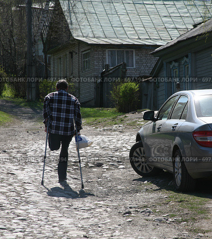 Инвалид (2008 год). Редакционное фото, фотограф Gagara / Фотобанк Лори