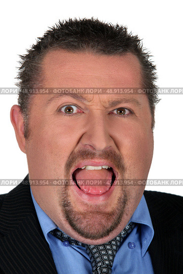 Irate businessman. Стоковое фото, агентство Ingram Publishing / Фотобанк Лори