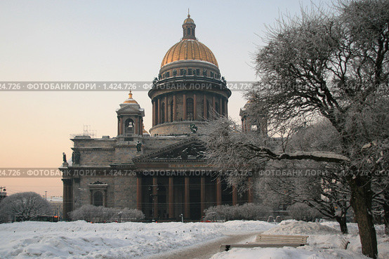 Исаакиевский собор (2010 год). Стоковое фото, фотограф Александр Секретарев / Фотобанк Лори