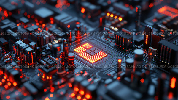iteration looping logic gate ai generated. Стоковое AI-изображение, AI-художник Vectorwin / Фотобанк Лори
