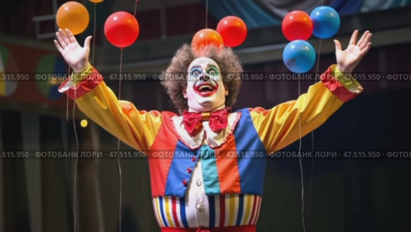 Jugglers in the circus and audience blurred. Стоковое AI-видео, аниматор Ирина Старикова / Фотобанк Лори