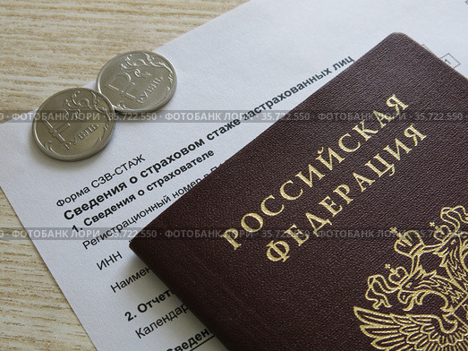 Кадровый отчет о  страховом стаже. Стоковое фото, фотограф Татьяна Т / Фотобанк Лори
