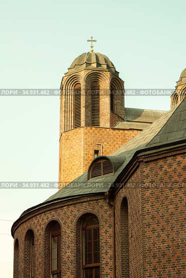 Калининград. Крестовоздвиженский собор (бывшая кирха Креста) (2020 год). Стоковое фото, фотограф Владимир Макеев / Фотобанк Лори
