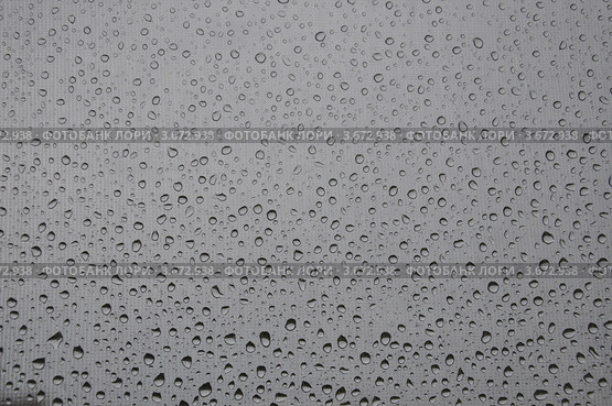 Капельки на стекле. Стоковое фото, фотограф Владимир Боханов / Фотобанк Лори