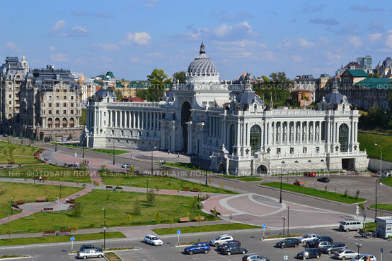 Казань, Дворец земледельцев (2012 год). Стоковое фото, фотограф Виктор Бартенев / Фотобанк Лори