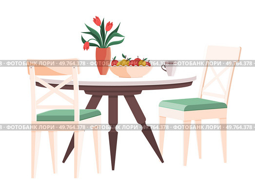 Kitchen furniture vector illustration. Stylish furniture and durable kitchenware define essence culinary setting The installation kitchen accessories transforms domestic space into haven Culinary. Kitchen furniture. Comfortable settings, adorned with stylish decor, make cooking delightful experience. Стоковая иллюстрация, агентство Ingram Publishing / Фотобанк Лори