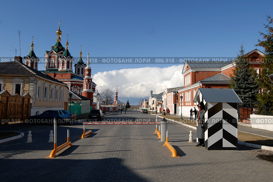 Коломна, ул. Лажечникова (2009 год). Стоковое фото, фотограф Лев Бирюков / Фотобанк Лори