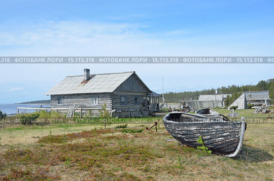 Кольский полуостров, Терский берег Белого моря, тоня Тетрина (2015 год). Стоковое фото, фотограф Овчинникова Ирина / Фотобанк Лори