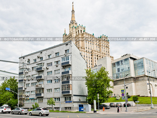 Конюшковская улица, дом 26. Москва. Россия. Редакционное фото, фотограф E. O. / Фотобанк Лори