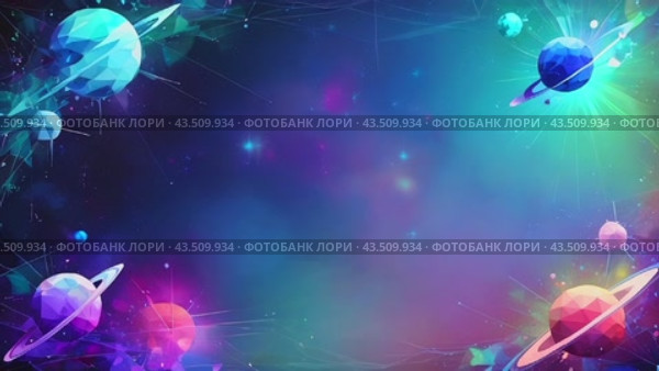 Космос. Space. Стоковое AI-видео, аниматор Irina Khaliavina / Фотобанк Лори