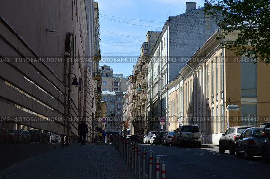 Козицкий переулок. Тверской район. Город Москва (2015 год). Редакционное фото, фотограф lana1501 / Фотобанк Лори