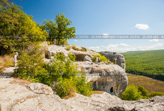 Крым. Вид с плато Эски-Кермен (2015 год). Стоковое фото, фотограф Владимир Чинин / Фотобанк Лори