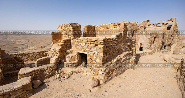 Ksar Beni Barka. One of the largest Ksar in country. Region of Tataouine. Tunisia. Стоковое фото, фотограф Яков Филимонов / Фотобанк Лори
