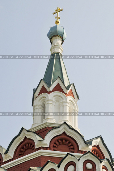 Купол. Воскресенская церковь.Троицкое Кайнарджи. Село Фенино. Балашихинский р-н. Московская область. Стоковое фото, фотограф stargal / Фотобанк Лори