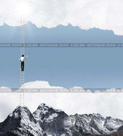 Ladder of success. Стоковое фото, фотограф Sergey Nivens / Фотобанк Лори