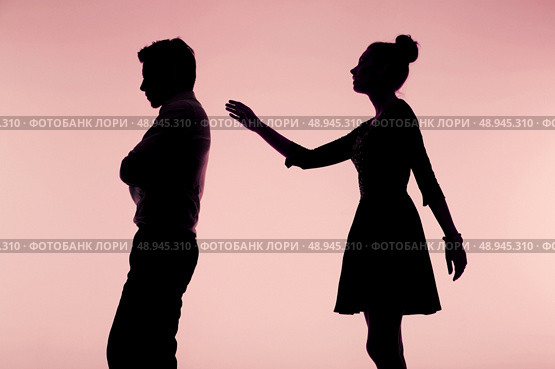 Lady trying to apologize her boyfriend. Стоковое фото, агентство Ingram Publishing / Фотобанк Лори