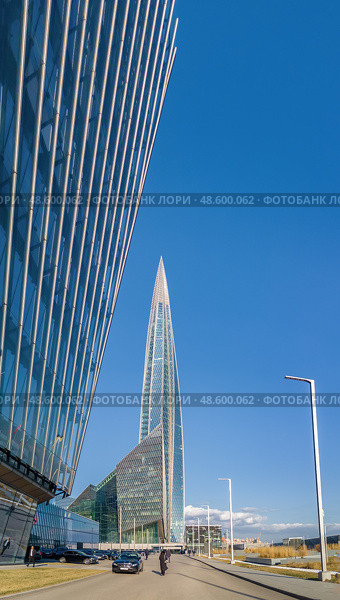 Лахта-центр, офисный комплекс. Редакционное фото, фотограф Василий Мальцев / Фотобанк Лори