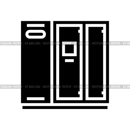 lamellar air compressor glyph icon vector illustration. Стоковая иллюстрация, иллюстратор Vectorwin / Фотобанк Лори