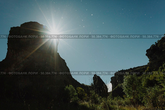 landscape sunset clear day. Стоковое фото, агентство Ingram Publishing / Фотобанк Лори