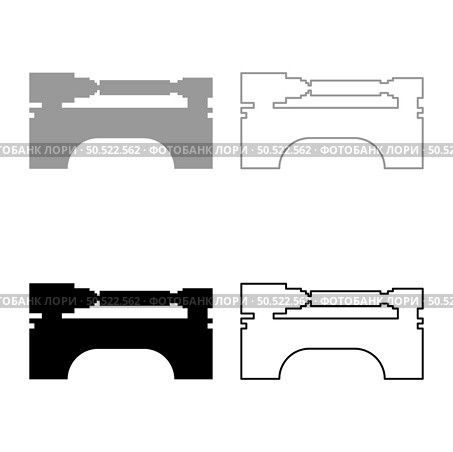 Lathe machine industrial mechanism apparatus manufacturing professional metalworking machining concept set icon grey black color vector illustration image simple solid fill outline contour line thin flat style. Lathe machine industrial mechanism apparatus manufacturing professional metalworking machining concept set icon grey black color vector illustration image solid fill outline contour line thin flat style. Стоковая иллюстрация, агентство Ingram Publishing / Фотобанк Лори