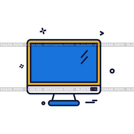 lcd screen icon vector design. Стоковая иллюстрация, агентство Ingram Publishing / Фотобанк Лори
