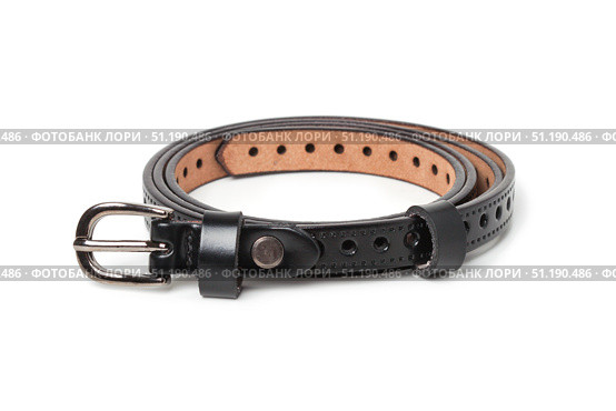 Leather belt. Стоковое фото, фотограф Винокуров Александр / Фотобанк Лори