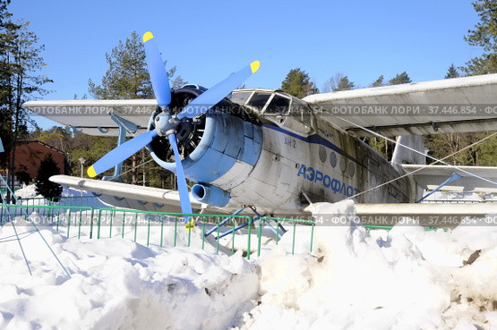 Лёгкий многоцелевой самолёт АН - 2 (СССР) . " Военно-технический музей ", городской округ Черноголовка, село Ивановское, Московская область (2022 год). Редакционное фото, фотограф stargal / Фотобанк Лори
