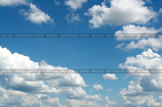 Летнее небо. Стоковое фото, фотограф Сергей Усс / Фотобанк Лори